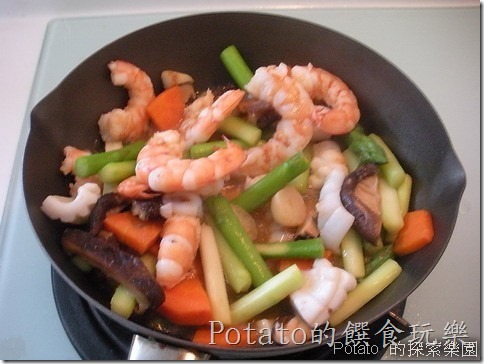 《食譜》035 蘆筍炒海鮮