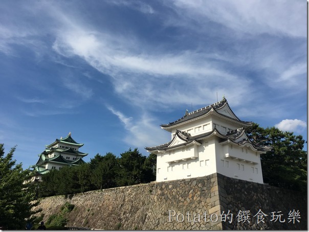 名古屋城的雄偉雙城
