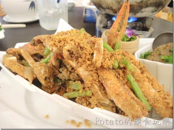 花蓮闔家歡餐廳--避風塘花蟹
