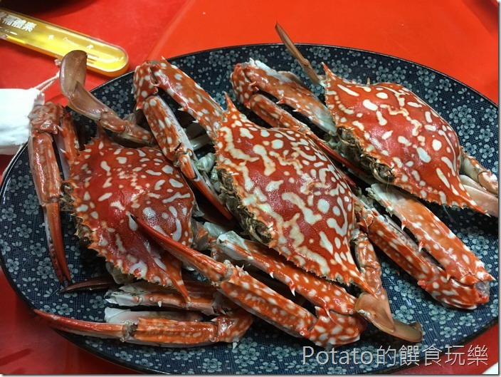 台南竹仔店海鮮燒烤螃蟹