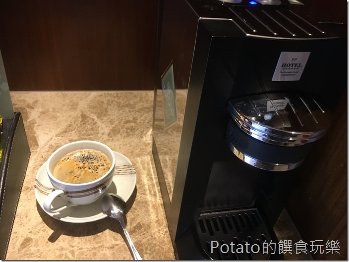 礁溪長榮鳳凰酒店咖啡機
