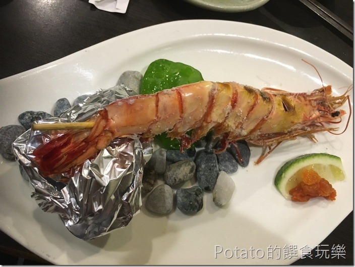 銀座日式料理鹽烤明大蝦