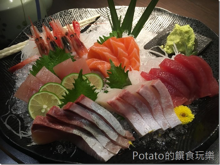 銀座日式料理生魚片大拼盤