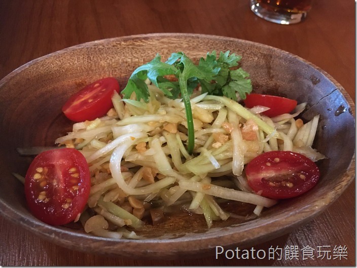 右手餐廳青木瓜絲