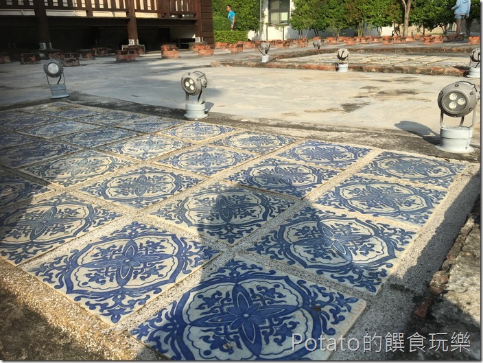 原台南廳長官邸和館壓花地磚