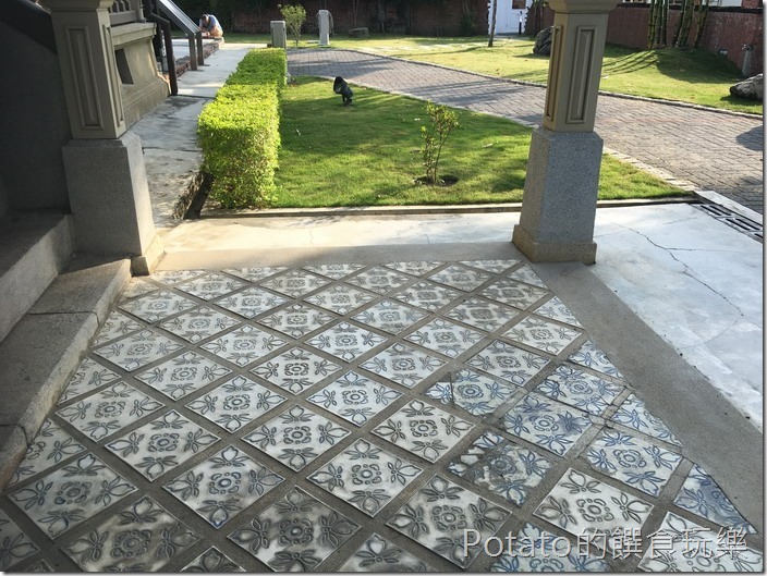原台南廳長官邸洋館壓花地磚