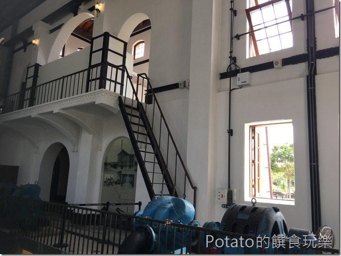 台南水道博物館送出唧筒室室內