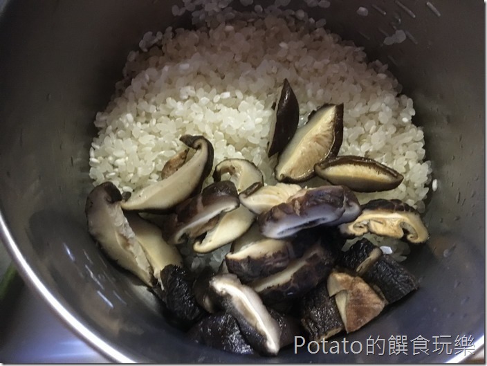 南瓜臘味飯食材
