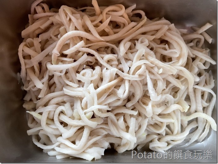 大頭菜乾浸泡完成