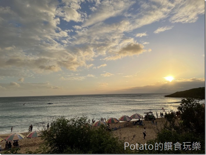 白砂灣看夕陽