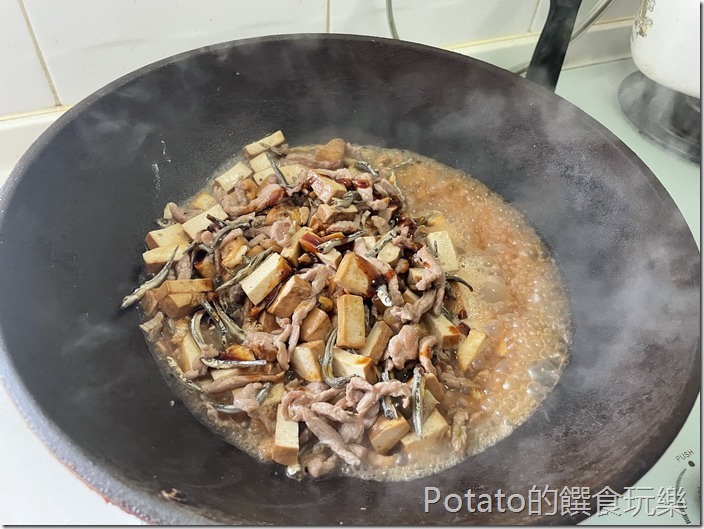 小魚乾糯米椒炒米粉13