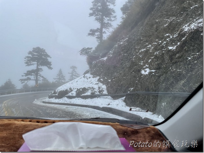 雪之武嶺窗外雪景1