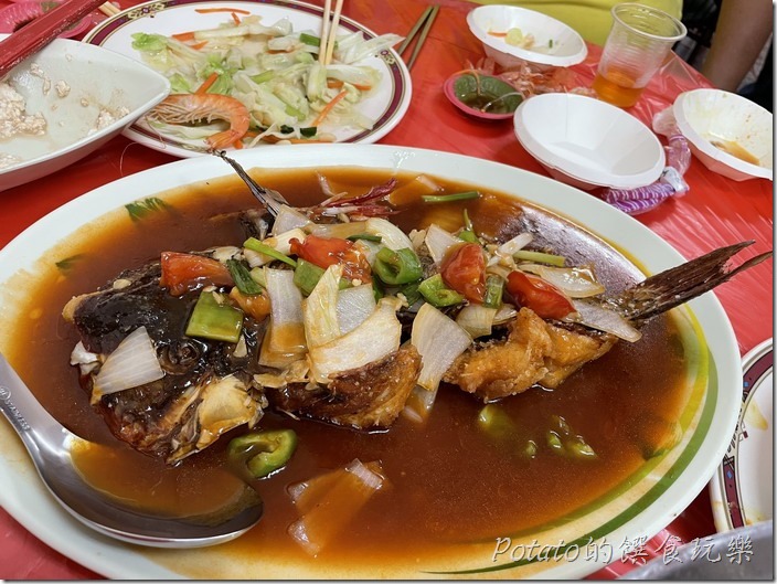 昇日全平價海鮮紅燒海魚