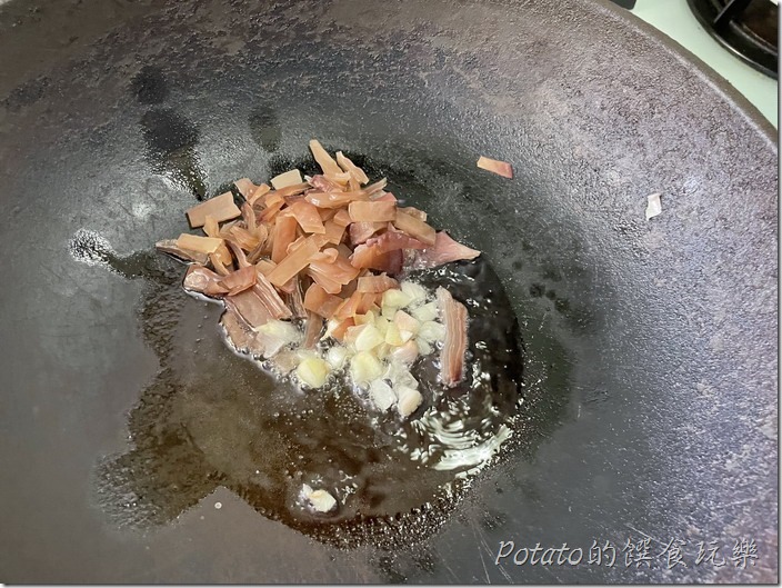 鮮蝦蘆筍炒山藥1