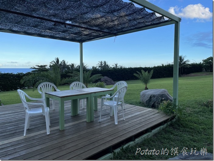 藍色珊瑚礁民宿休閒亭