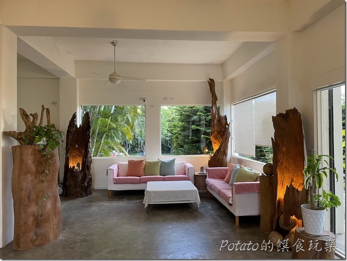 藍色珊瑚礁民宿大廳