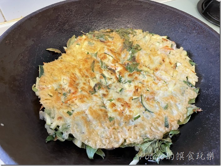 海鮮櫛瓜煎餅3