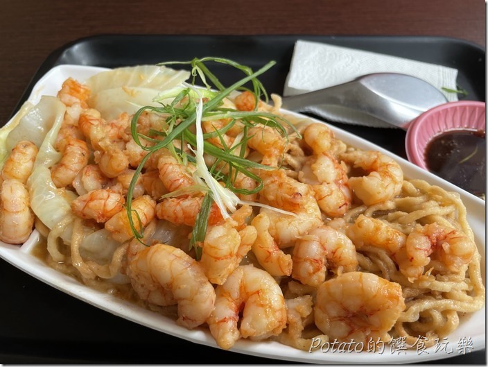 金三益健康茶飲鮮蝦意麵