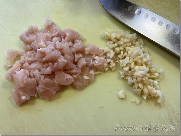 香蒜雞米花材料1